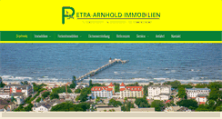 Desktop Screenshot of petra-arnhold-immobilien.de